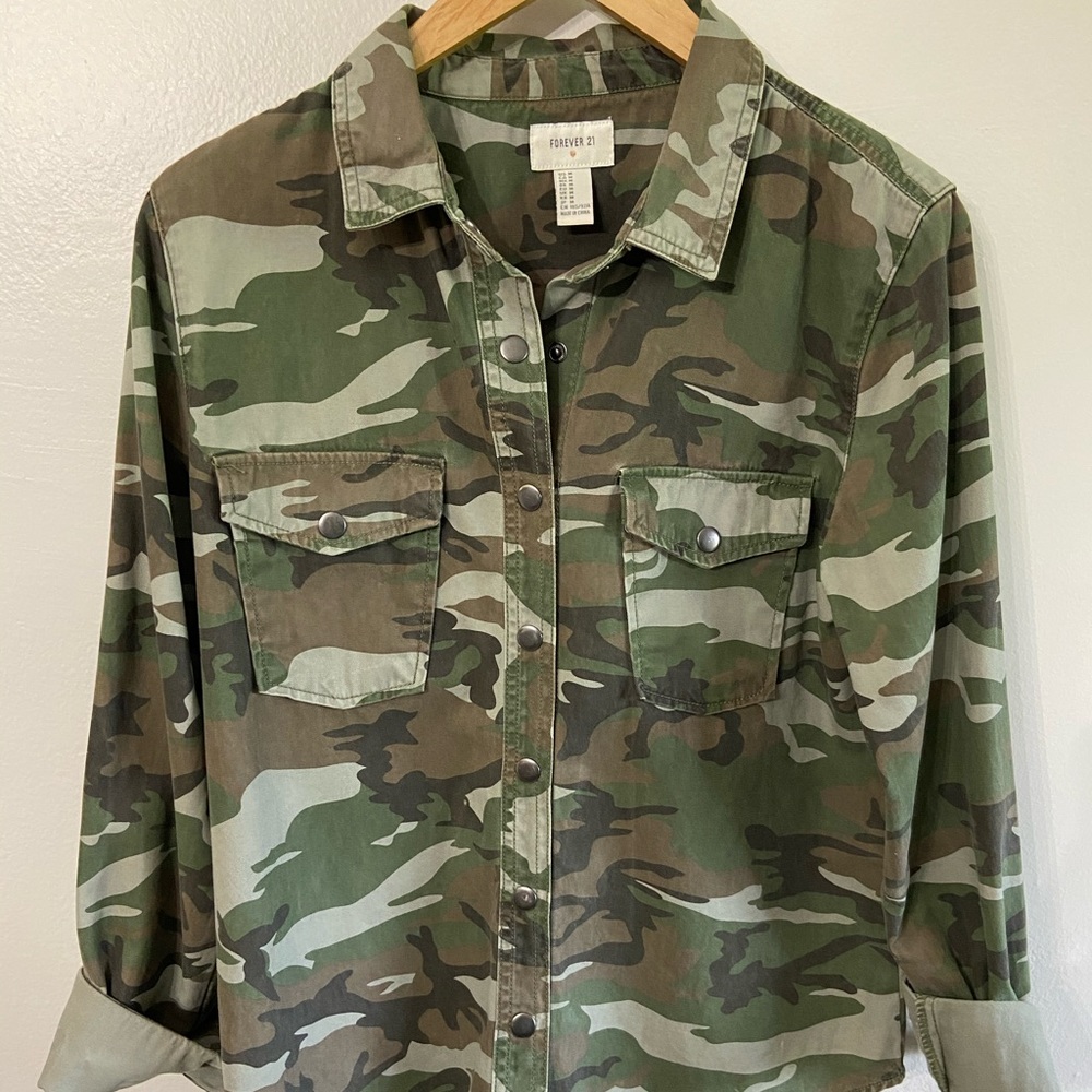 Forever 21 Camo Jacket